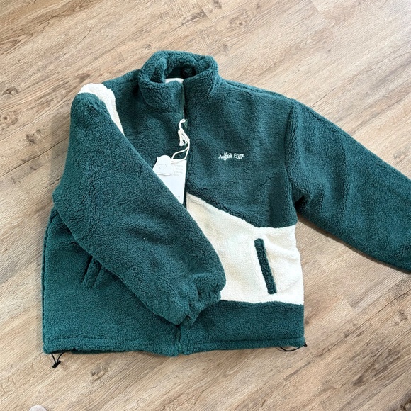 Aelfric Eden Patchwork Sherpa Hoodie - Picture 2 of 5